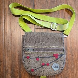 Haiku Brown Crossbody Bag - Vintage